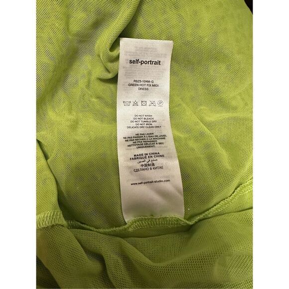 SELF-PORTRAIT Crystal-embellished jersey midi dress - Picture 9 of 9